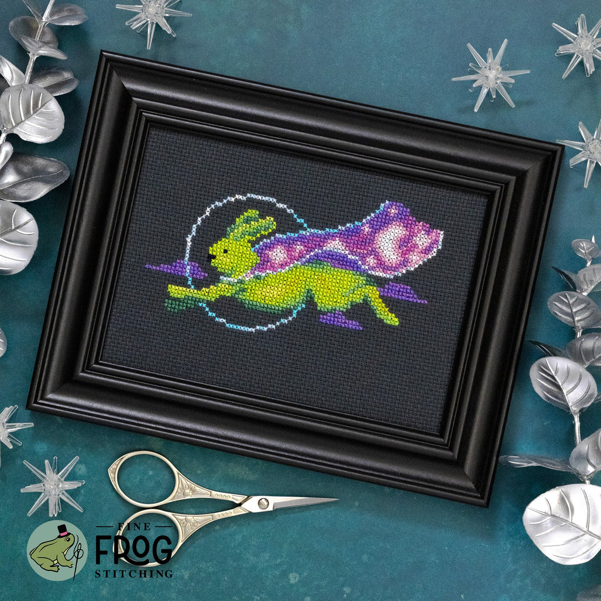 Nimble Nightbringer (Fine Frog Stitching)– Stitch Therapy Needleworks