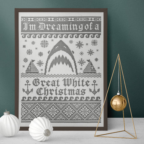 Great White Christmas (Boomerang Stitches)