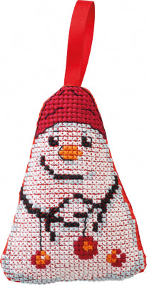 Snowman Ornament (Permin)