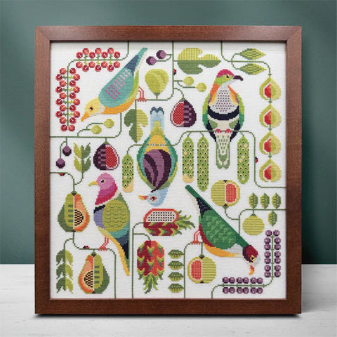 Fruit Dove Frenzy (Boomerang Stitches)