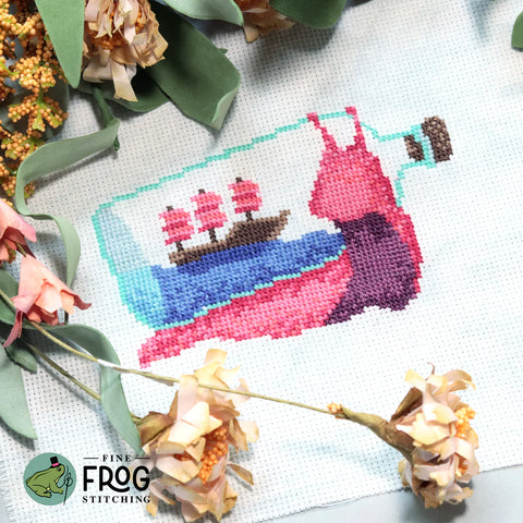 Hoist the Snails (Fine Frog Stitching)