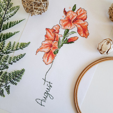 Birth Month - August Gladiolus (Artmishka)