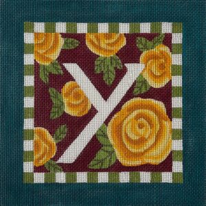 Floral Letter Y