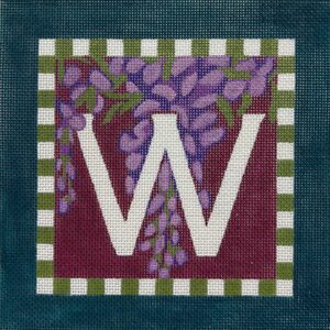 Floral Letter W
