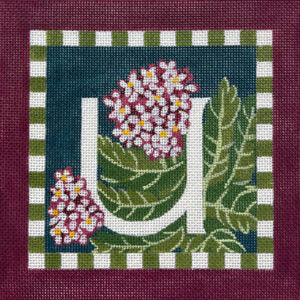 Floral Letter U