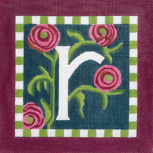Floral Letter R
