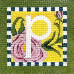 Floral Letter P