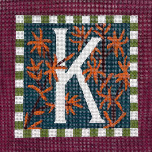 Floral Letter K
