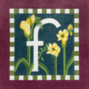 Floral Letter F