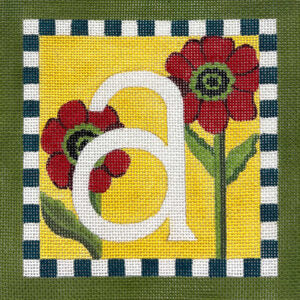 Floral Letter A