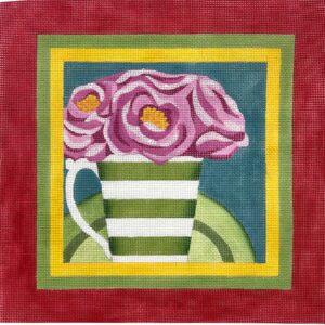 Peonies in Coffee Cup
