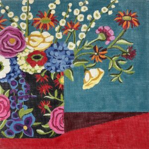 Flowers in Floral Vase
