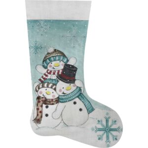Three Little Snowman Stocking