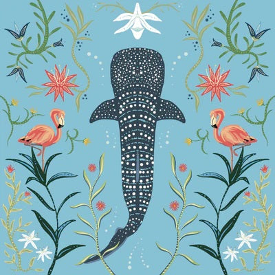Whale Shark w/Botanicals 