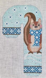 Woodland Creatures Candy Cane - Squirrel 