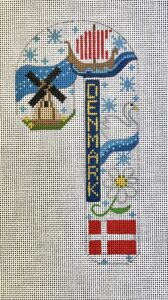 Travel Candy Cane - Denmark 