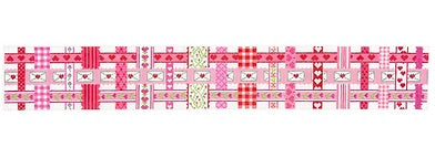 Valentineâ€™s Day Basket - Woven Ribbons 