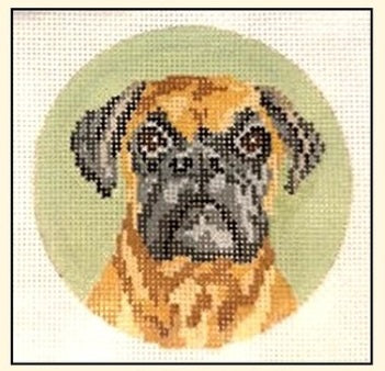 Fawn Boxer Ornament  - 13M