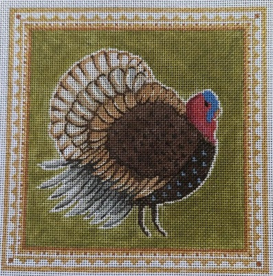 Turkey w/Gold Border