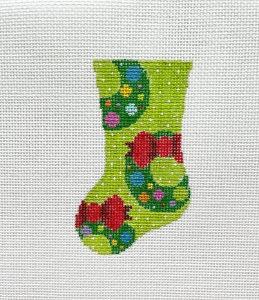 Mini Wreath Stocking