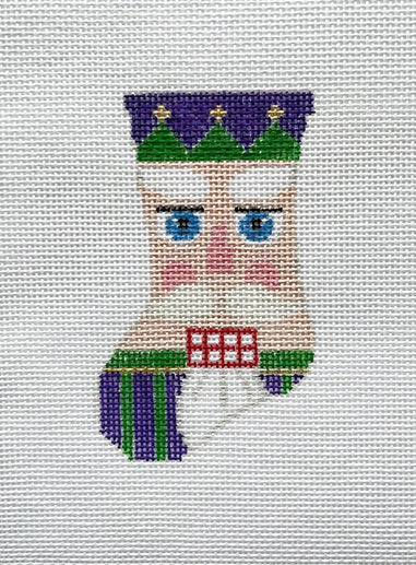 Mini Nutcracker Face Stocking