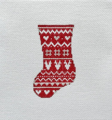 Mini Red Sweater Stocking