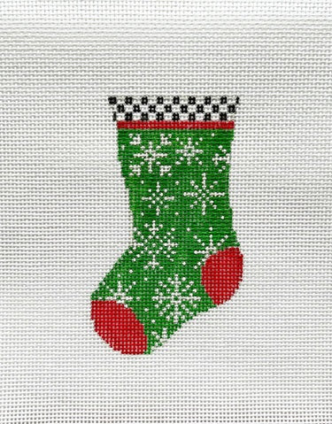 Mini Snowflake Stocking