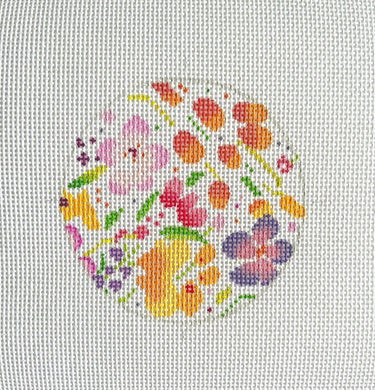Peppy Floral Round