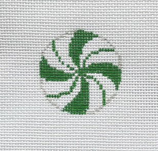 Mini Green Peppermint Circle