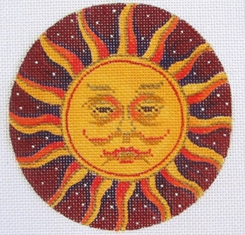 Sun/Stars/Burgunday Background