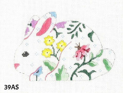 Floral Bunny/Assorted Flowers 
