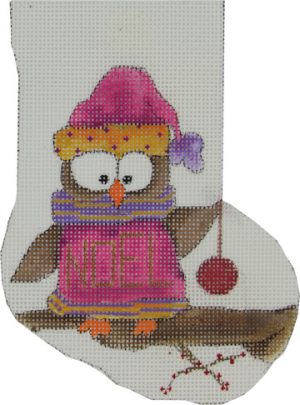 Noel Owl Mini Stocking