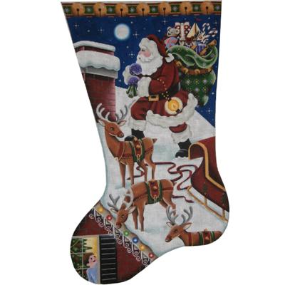 On The Roof Top Stocking  - 13M