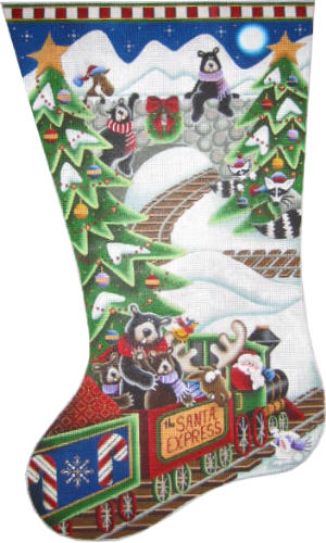 Santa Express Stocking - 13M