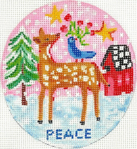 Peace/Deer/Bird/Red House