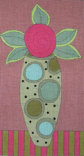 Flower in Polka Dot Vase