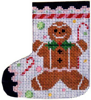 Mini Skate Ornament - Gingerbread Boy