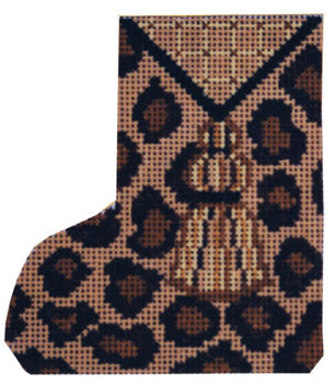 Mini Skate Ornament - Leopard Print