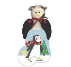 Skating Penguin w/Penguin Mini Sock