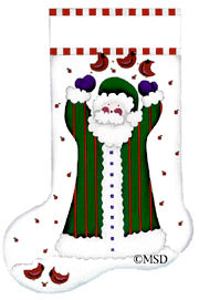 Green/Bird Cutie Pie Santa