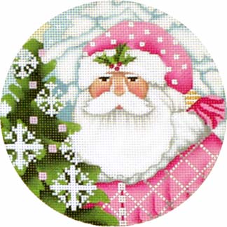 Pink Santa Round