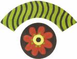 Red Flower Cupcake