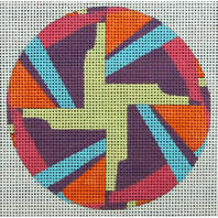 Pinwheeled Ornament 