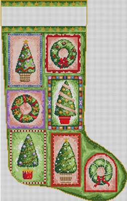 Christmas Trees Stocking