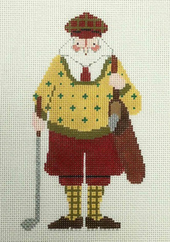 Golfing Santa