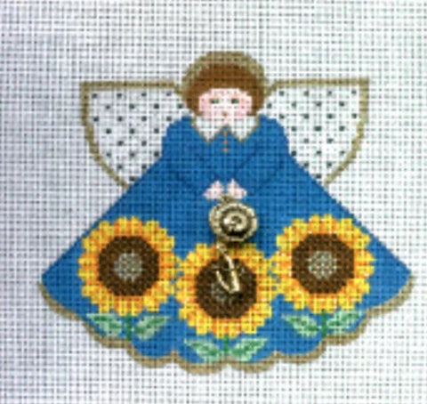 Sunflowers Angel /Blue