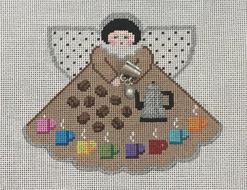 Coffee Angel w/Charms