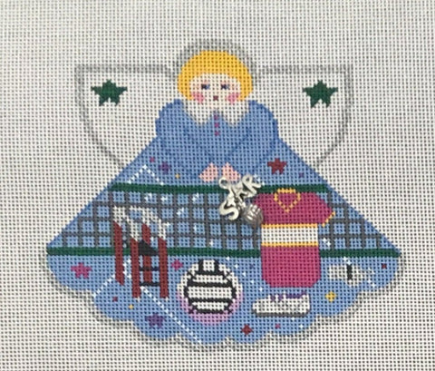Volleyball Angel w/Charms