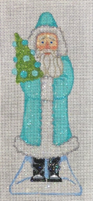 Teal Belsnickle Santa