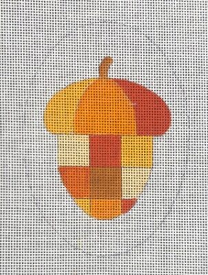 Orange Acorn Oval